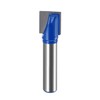 sourcing map 12mm Dia 8mm Shank Bottom Cleaning Router Bit,