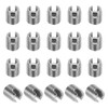 PATIKIL Self-Tapping Threaded Inserts, 20 Pcs M6 x M9 x