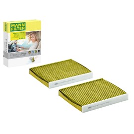 Original MANN-FILTER Interior Filter FP 2533-2 – FreciousPlus biofunctional pollen filter – For passenger cars