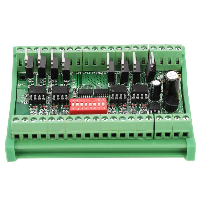 8-Channel NPN/PNP to NPN 5V/24V SquareWave Signal Conversion Module Level