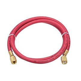 uxcell Charging Hose Tube, 1/4inch Thread 4.92Ft Length 800PSI Tube, for Home Air Conditioner Refrigeration Maintenance, Red
