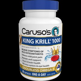 Caruso's Natural Health King Krill 1000mg 30 Capsules