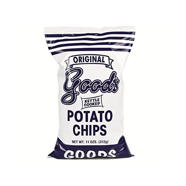 Good's Potato Chips (Original "Blue Bag", Two 11 Oz. Bags)