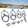 9PCS Lure Fishing Rod Guide Ring Set Stainless Steel Ceramic