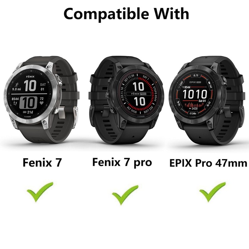 HOMTERN Compatible with Garmin Fenix 7,Fenix 7 Pro,EPIX Pro 47mm,