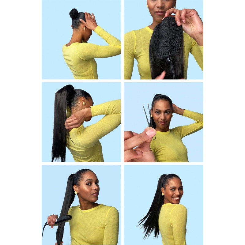Prettyshop 55 cm Ponytail Hair Extension, Straight
