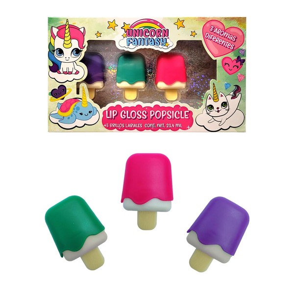 RED VELVET Set de 3 Brillos Labiales Novelty con Diseño