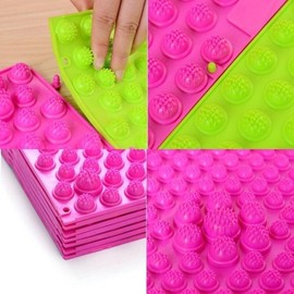 Premium Pink Acupressure Foot Plate & Massage Mat Foot Plate 5ea