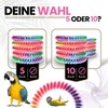 Specora - Spiral Haargummi 10er Pack - 5cm TPU bunt