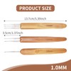 Dreadlock Crochet Hook for Hair, 3 PCS Dreadlock Crochet Hook