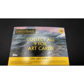 Lord Of The Rings Masterpiece II Set Of 9 Foil Art Cards