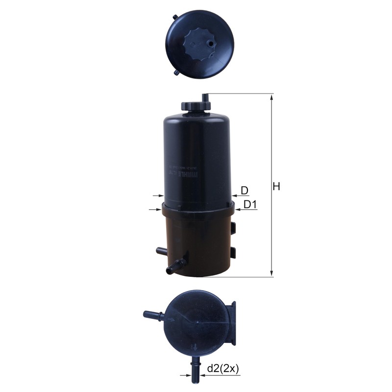 MAHLE KL 787 Fuel filter