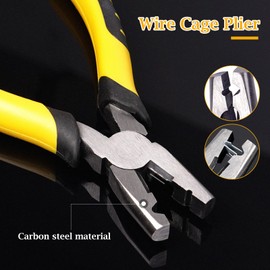 300 Pcs Wire Cage Clips and Hog Ring Plier for Rabbit Chicken Bird Dog Cat Pigeon Wire Cage (Plier)
