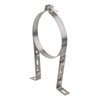 Milageto Chimney Pipe Wall Strap Pipe Bracket Clamp Flue Liner
