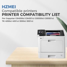 HZMEI Remanufactured TK8507 TK-8507 Toner Cartridge High Yield Compatible for Kyocera TASKalfa 4550ci 4551ci 5550ci 5551ci Series Printers (TK-8507K TK-8507C TK-8507M TK-8507Y)