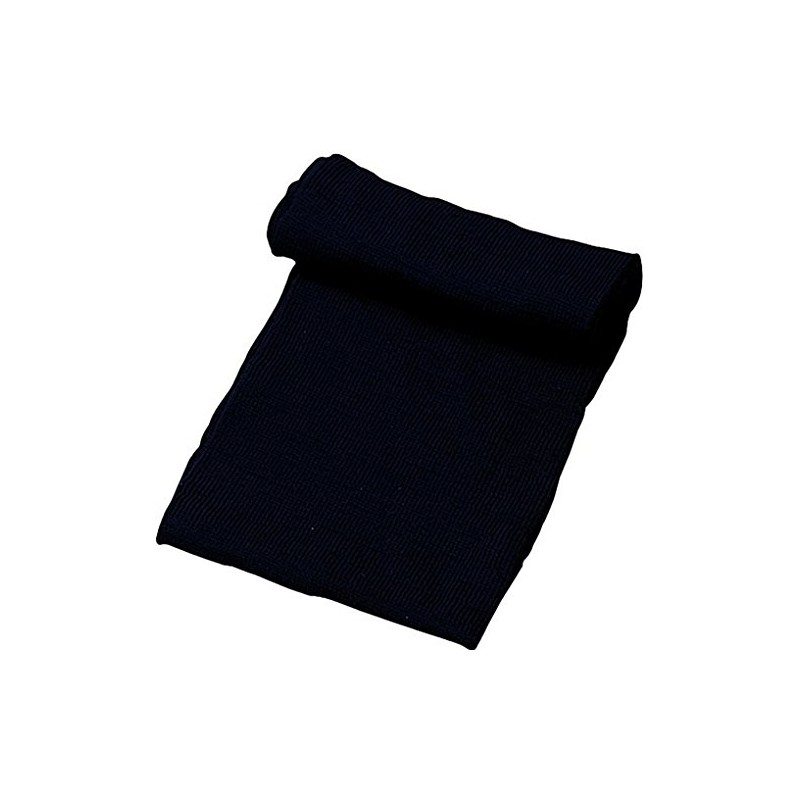 Genuine Knitted 100% Wool Scarf, US Made, Navy Blue
