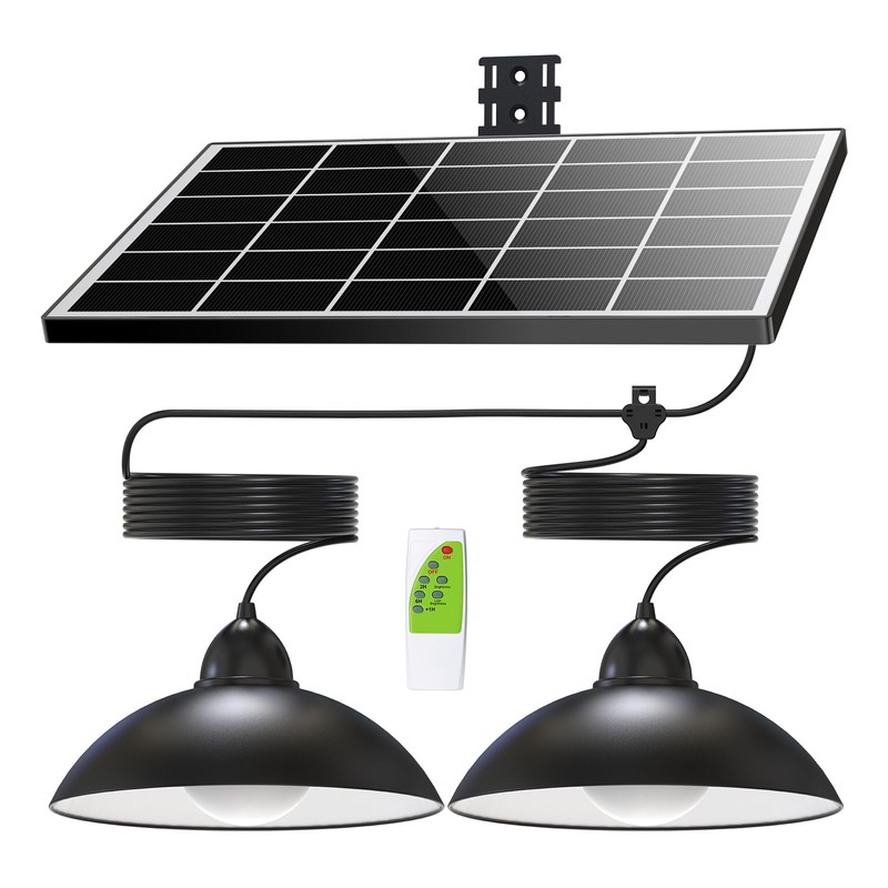 Lightonight Solar Pendant Lights IP65 Weatherproof Dusk to Dawn Solar