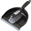 Wham Stiff Dustpan & Brush Set GRAPHITE