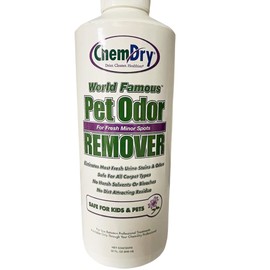 Generic Chem Dry Pet Odor Remover 32 Oz. PROFESSIONAL STRENGTH. For most fresh urine odor and stains. Not sold in stores.