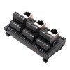 Jienk RJ45 8P8C DIN Rail Mount Ethernet Connector Distribution Breakout