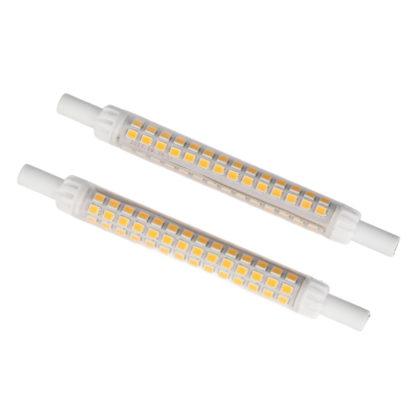 2Pcs R7S 98LED Bulb Double Ended 118mm Dimmable Flood Light