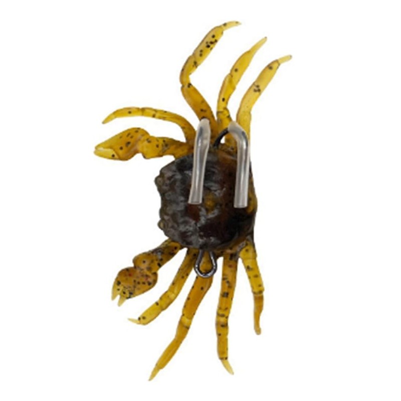 Wernfale 6pcs Cranka Crab Lure Crab Bait 3D Simulated Crab