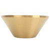 Stainless Steel Salad Bowls Gold Double Layer Exquisite Decorative Gold