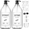 GMISUN Laundry Detergent Dispenser, 2 Pack Liquid Laundry Soap Dispenser,