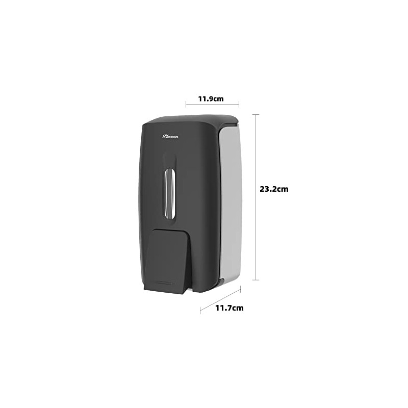 PLUSSEN Soap Dispenser No Drilling 800 ml Wall Mounting Single