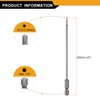 sourcing map H1.5 Hex Head Drill Bit Wrench 1.5mm Metric