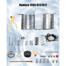 1395-8237072 Carburetor Repair Kit Fit for Mercury and Mariner 2-Stroke Outboards 10-25hp, Replace 8237072, Carb Rebuild
