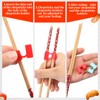 Patelai 5 Pairs Reusable Chopstick Helpers Practice Chinese Chop Stick
