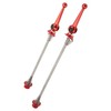 CANSUCC 2pcs Bicycle Wheel Skewer Aluminum Alloy Quick Release Titanium