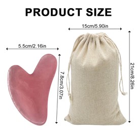 Tadipri Gua Sha Stone from Massage Roller - Guasha Made of Jade Stone - Face Massage for Eye Swelling Skin Tightening of Face - Original - Face Massager