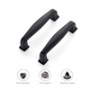 Ravinte 25 Pack Solid 3 Inch Black Cabinet Pulls and