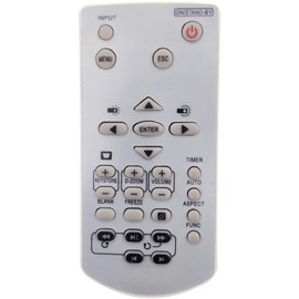 Leankle Remote Controller YT-141 for Casio Projectors XJ-F100W, XJ-F10X, XJ-F200WN, XJ-F20XN, XJ-F210WN, XJ-UT310WN, XJ-V100W, XJ-V10X, XJ-V110W