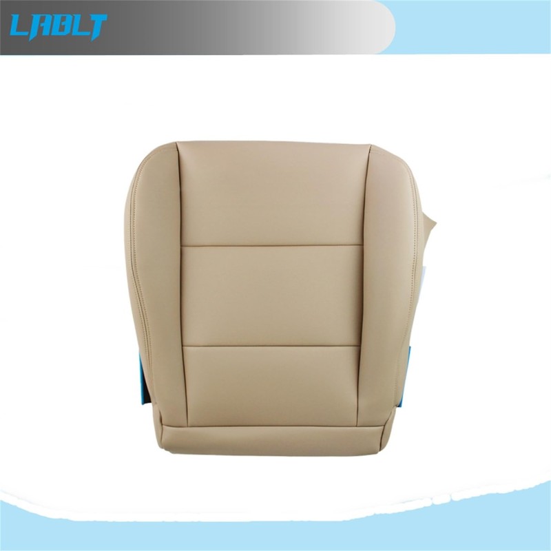 LABLT Driver Bottom & Top Leather Seat Cover Tan Replacement