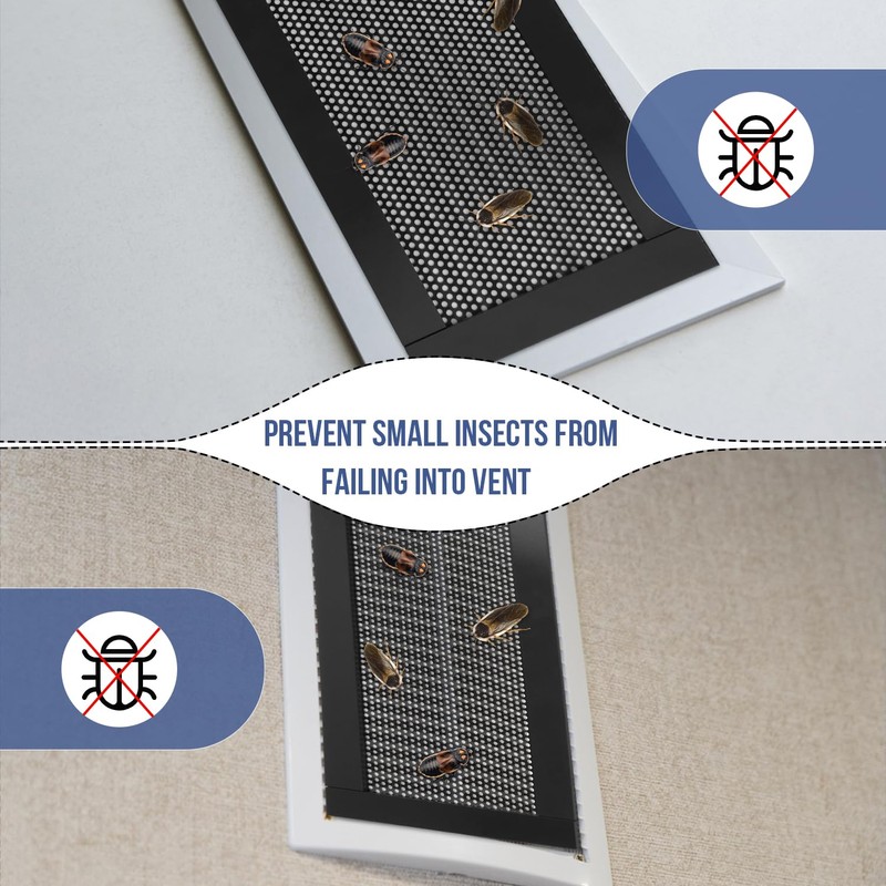 8P Magnetic Floor Vent Covers 4 x 10 Inch Air