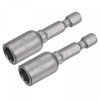 sourcing map Quick-Change Nut Driver Bit, 1/4" Hex Shank 8mm