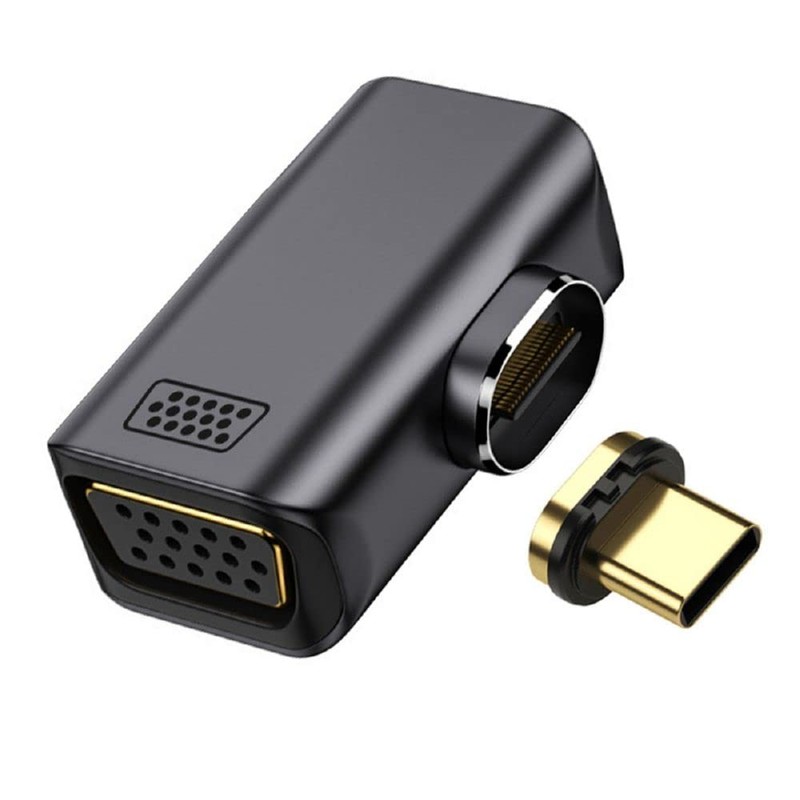 cablecc Magnetic Angled Type USB-C Type C to VGA RGB