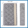 A ABSOPRO 4 Pcs Plush Gray Car Seat Belt Protector