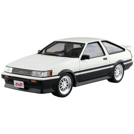 Aoshima Bunka Kyozai Initial D No. 13 Wataru Akiyama AE86 Levin, 1/24 Scale, Plastic Model