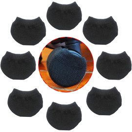 Xiufortion 8 PCS Luggage Suitcase Wheels Socks Dust Socks Prevents Dirt And Rolling Keep Floors Clean Luggage Wheels Cover Socks (Black)