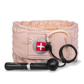 에어 허리보호대 복대 보호 소형 3단 견인 없음 USB 있는 충전 일상 여성용 [베] Air Waist Support Belt Small 3-Stage No Traction USB Charging Everyday Women's [Be]