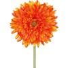Gasper Set of 6 Artificial Gerbera Orange Height 60 cm