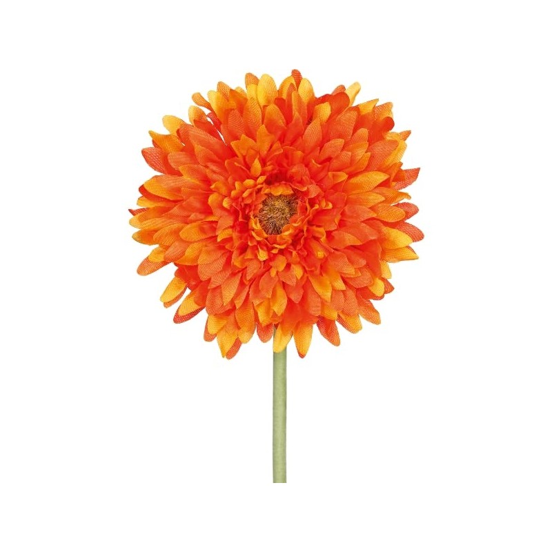 Gasper Set of 6 Artificial Gerbera Orange Height 60 cm