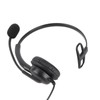 Single Ear Headset Comfortable Lightweight Noise Canceling Wired Computer Headset