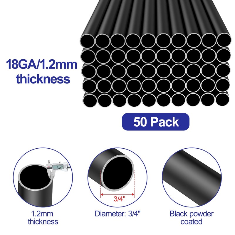CKE 36" Deck Balusters 50 Pack 3/4" Staircase Baluster, Hollow