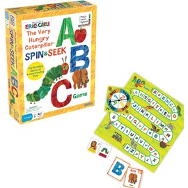 Briarpatch, The Very Hungry Caterpillar Spin & Seek ABC Game, Based On Board Books By Eric Carle, Preschool Learning For Kids