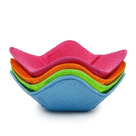 ATICCA Microwave Bowl Huggers Holders for Hot Food Set of 4 Bowl Potholders Soup Bowl Cozy Bowl Hot Pads Hot Bowl Holder Multipurpose Hot Heat Proof Plate Holder Pot Holders for Bowls